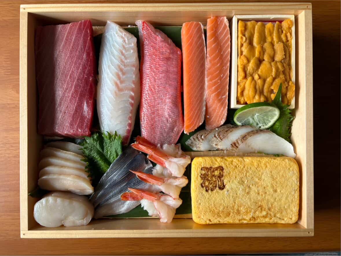 祝い寿司ケース