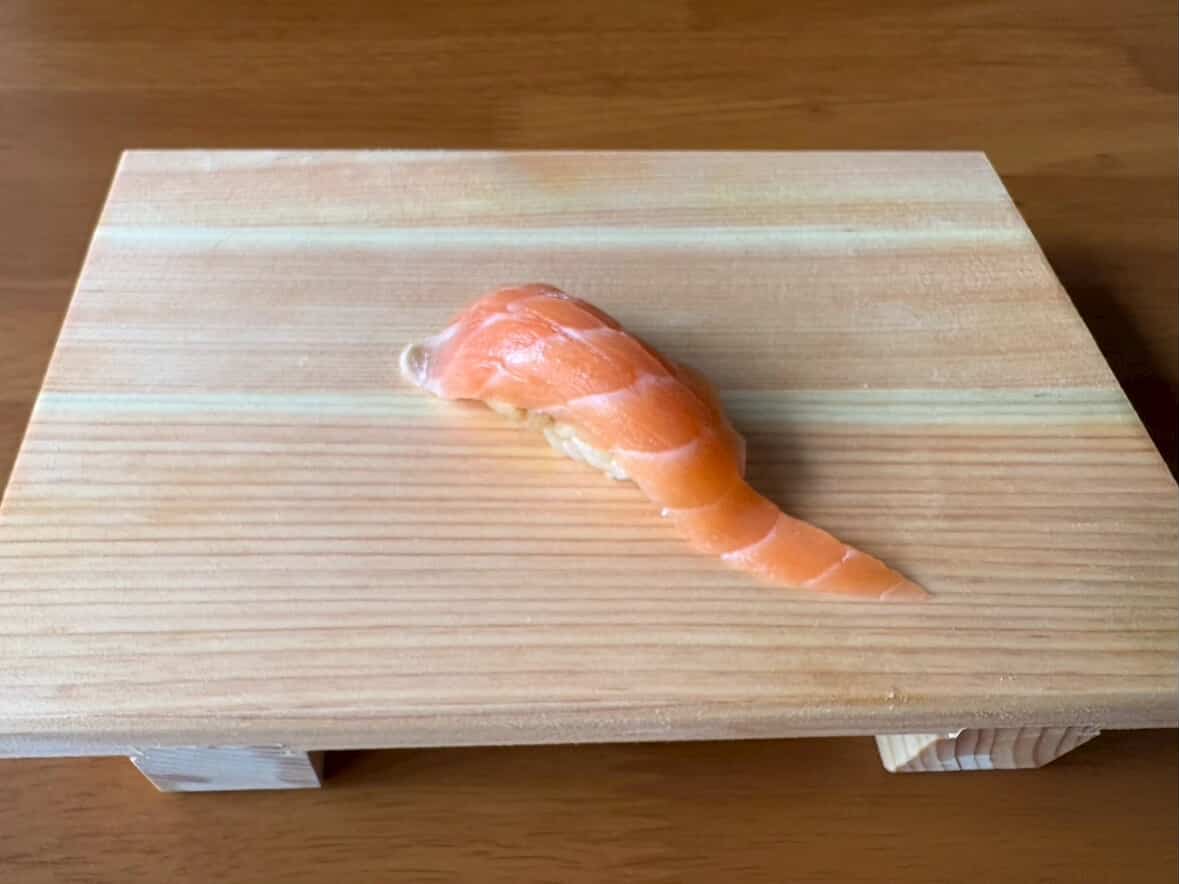 サーモン握り
