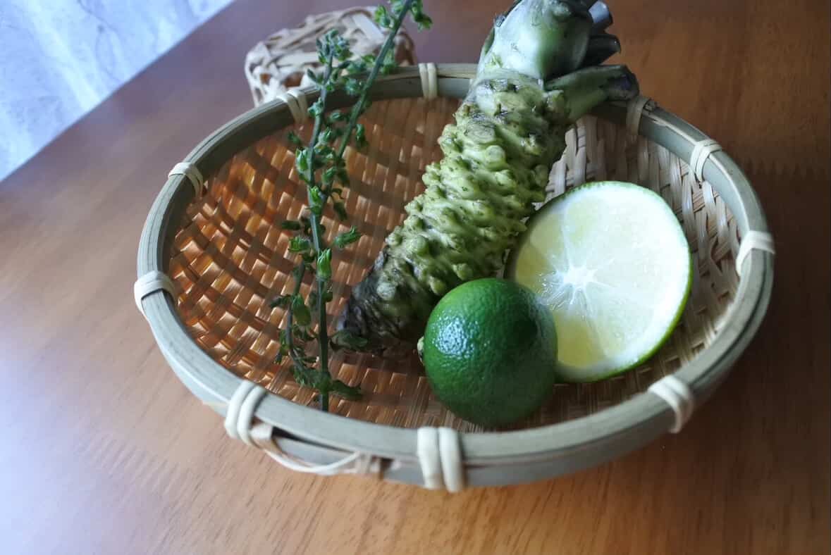 本わさびとすだち